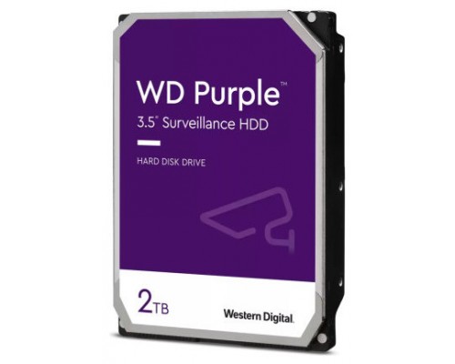 Western Digital Purple WD23PURZ disco duro interno 3.5" 2000 GB SATA