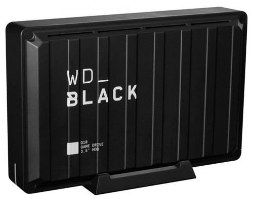 Western Digital D10 disco duro externo 8000 GB Negro, Blanco