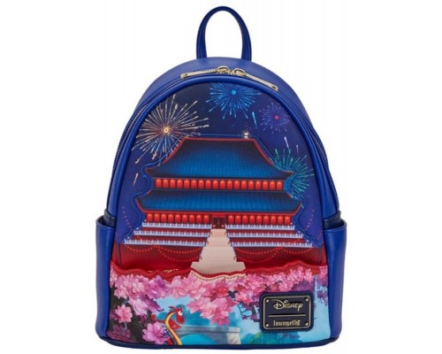 Mochila loungefly disney castillo mulan