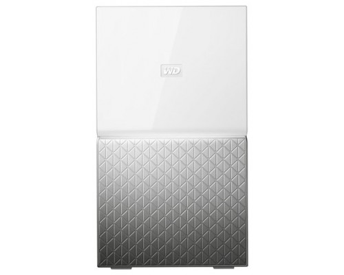 Western Digital MY CLOUD HOME Duo dispositivo de almacenamiento personal en la nube 6 TB Ethernet Plata, Blanco