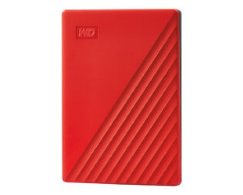 Western Digital My Passport disco duro externo 4000 GB Rojo