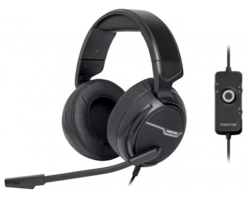 Auriculares Gaming WIN-U Fonestar Negro