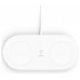 Belkin DUAL PAD Wireless 15W PSU White - Belkin DUAL PAD Wireless 15W PSU White