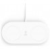 Belkin DUAL PAD Wireless 15W PSU White - Belkin DUAL PAD Wireless 15W PSU White