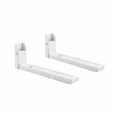 UNIVERSAL HEAVY DUTY STEEL WALL BRACKETS 30 KG WHITE