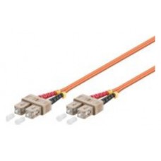 Cable Fibra Optica SC-SC OM2 2 metros Naranja