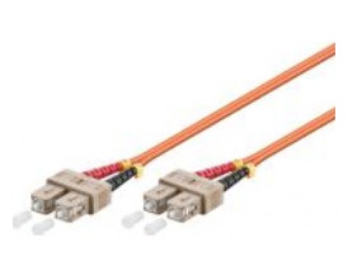 Cable Fibra Optica SC-SC OM2 2 metros Naranja