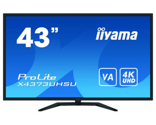 iiyama ProLite X4373UHSU-B1 pantalla para PC 108 cm (42.5") 3840 x 2160 Pixeles 4K Ultra HD Negro