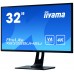 iiyama ProLite XB3288UHSU-B1 LED display 80 cm (31.5") 3840 x 2160 Pixeles 4K Ultra HD Negro