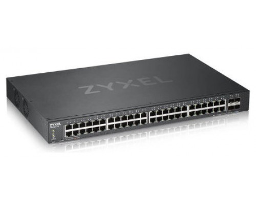 Zyxel XGS1930-52 Gestionado L3 Gigabit Ethernet (10/100/1000) Negro