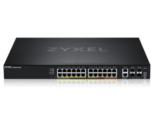 Zyxel XGS2220-30HP Gestionado L3 Gigabit Ethernet (10/100/1000) Energía sobre Ethernet (PoE) Negro