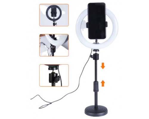 Kit Youtuber BGD002 Trípode + Soporte Smartphone + Luz 8" XO