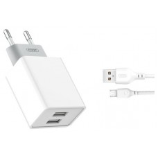 Pack Cargador de Corriente L65 2.4A + Cable Micro USB XO