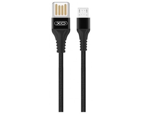 Cable NB118 Carga Rápida Slim USB - Micro USB 2.1A 1M Negro XO