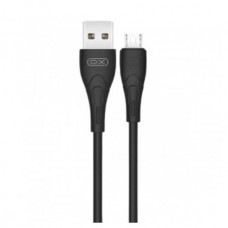 Cable NB146 Carga Rápida Silicona USB a Micro USB / 2.4A / 1M / Negro XO