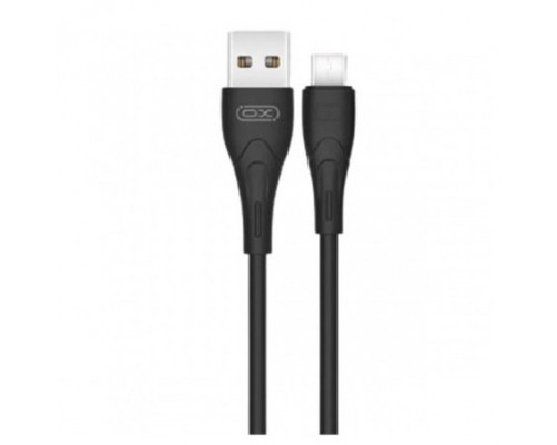 Cable NB146 Carga Rápida Silicona USB a Tipo C / 2.4A / 1M / Negro XO