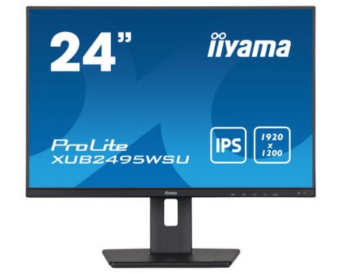 iiyama ProLite XUB2495WSU-B5 pantalla para PC 61,2 cm (24.1") 1920 x 1200 Pixeles WUXGA LCD Negro