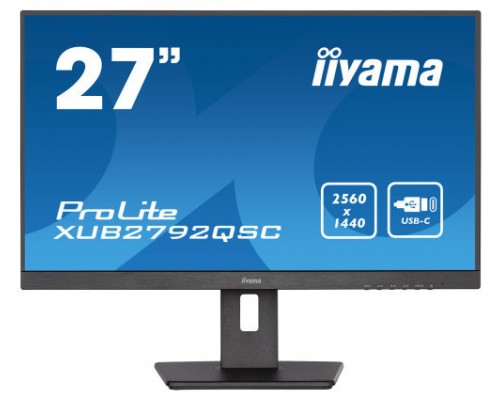 iiyama ProLite 68,6 cm (27") 2560 x 1440 Pixeles Wide Quad HD LED Negro