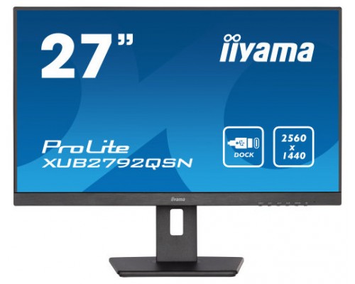 iiyama ProLite 68,6 cm (27") 2560 x 1440 Pixeles Wide Quad HD LED Negro