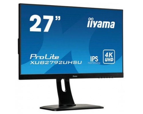 iiyama ProLite XUB2792UHSU-B1 LED display 68,6 cm (27") 3840 x 2160 Pixeles 4K Ultra HD Negro