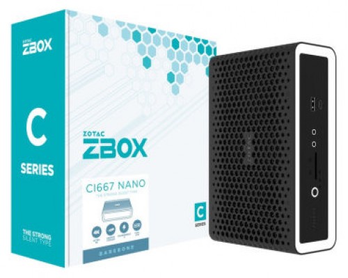 Zotac ZBOX CI667 nano 1,8 l tamaño PC Negro i7-1260P 3,4 GHz