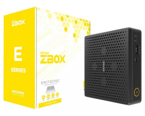 BAREBONE ZOTAC ZBOX EN173070C-BE, Barebone Intel i7-11800H, NVIDIA RTX3070 LAPTOP, 2x DDR4 SODIMM SLOT, M.2 SSD SLOT, 2.5"" SATAIII BAY, WIFI, BT, 2.5G LAN, GLAN, 2x DP, 2x HDMI, EU+UK PLUG