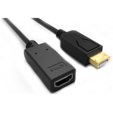 Cable DisplayPort Macho a HDMI Hembra 30AWG 1080P/60HZ