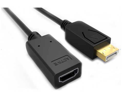 Cable DisplayPort Macho a HDMI Hembra 30AWG 1080P/60HZ