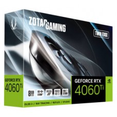 VGA ZOTAC RTX 4060 TI TWIN EDGE ,NV,RTX4060TI,GDDR6,8GB,128BIT,HDMI+3DP,2 VENTILADORES (ZT-D40610E-10M)