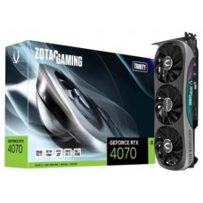 VGA ZOTAC RTX 4070 TRINITY,NV,RTX4070,GDDR6X,12GB,192BIT,HDMI+3DP,3 VENTILADORES (ZT-D40700D-10P)